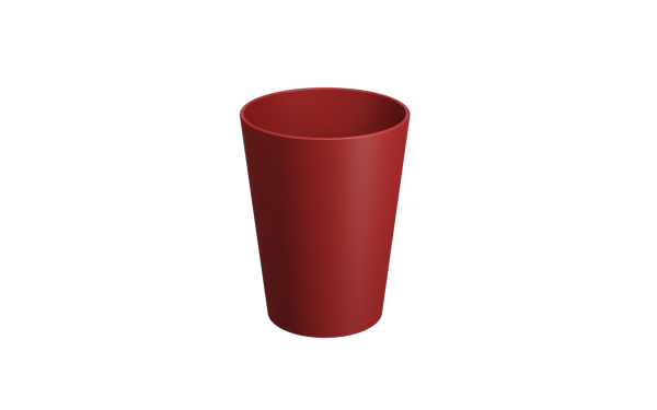 COZA BEKER 300ML CASUAL ROOD BOLD