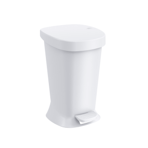COZA 5 L STEP BIN SQUARE WHITE