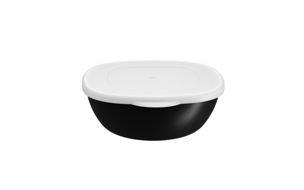 COZA SCHAAL M/DEKSEL 250ML BLACK