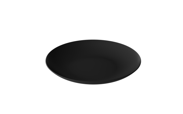 COZA DINNERBORD  R25CM ZWART