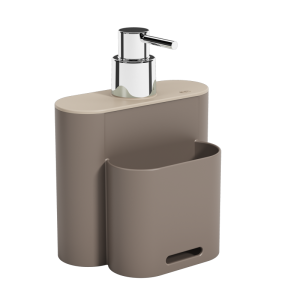 COZA ZEEPDISPENSER 500ML FLAT WGRAY+LGRAY
