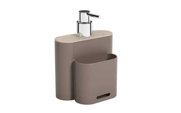 COZA ZEEPDISPENSER 500ML FLAT WGRAY+LGRAY