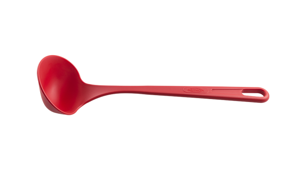BRINOX SOEPLEPEL 26CM ROOD JOIN LINE