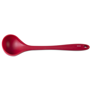 BRINOX SILICONE SOEPLEPEL 28CM ROOD FLEX LINE