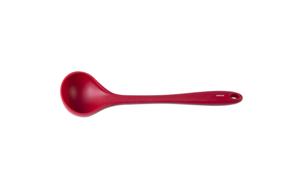 BRINOX SILICONE SOEPLEPEL 28CM ROOD FLEX LINE