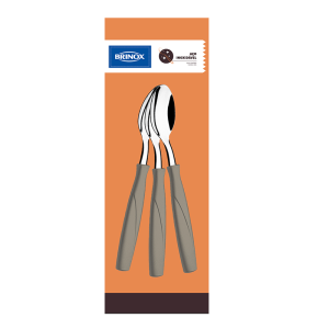 BRINOX THEELEPEL S/3 WARM GREY ITAPARICA LINE