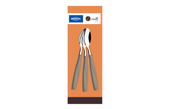 BRINOX THEELEPEL S/3 WARM GREY ITAPARICA LINE