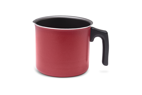 BRINOX MELKPOT 12CM/1.20L ROOD GARLIC LINE
