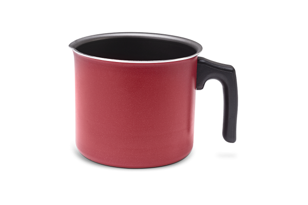BRINOX MELKPOT 14CM/1.80L ROOD GARLIC LINE