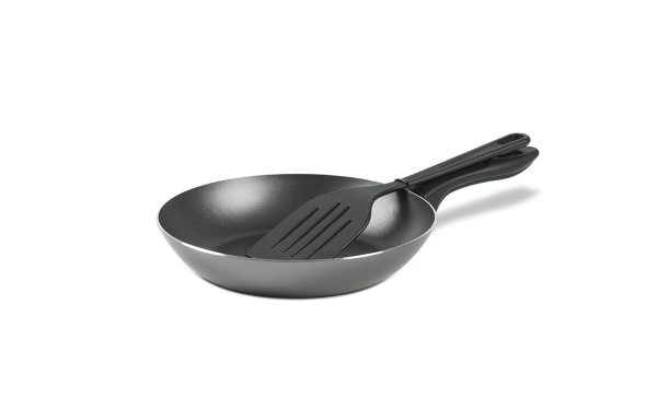 BRINOX KOEKENPAN M/SPATULA  Ø 20 C/ ESPATULA CHILLI SILVER