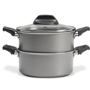 BRINOX STOOMPOT 16CM/1.45L M/DEKSEL SILVER ESPECIARIAS LINE