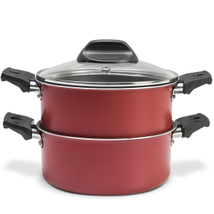 BRINOX STOOMPOT M/DEKSEL 16CM/1,45L CHERRY ESPECIARIAS LINE