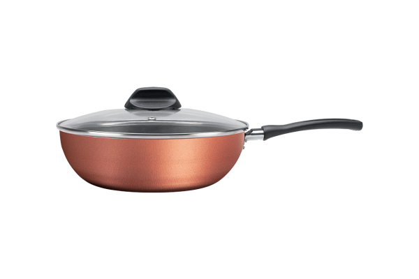 BRINOX WOK M/DEKSEL 28CM CLOVE COPPER