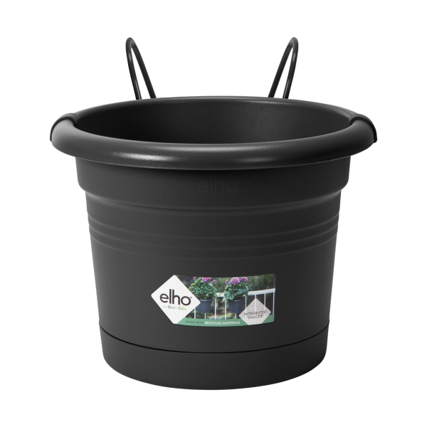 ELHO BALKON POTHOUDER  ALLIN-1 ZWART Ø26 CM  BASIS