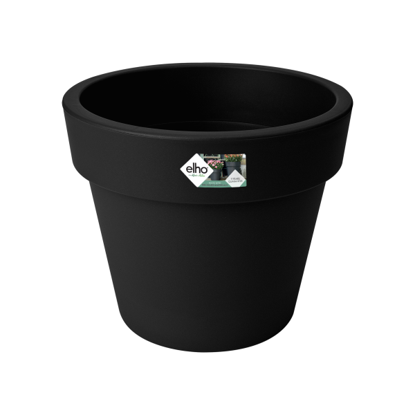 ELHO BLOEMP.Ø30CM LIV BLACK-433 TOP PLANTER GR.BASICS