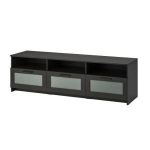 BRIMNES TV-MEUBEL ZWART 180x41x53 CM
