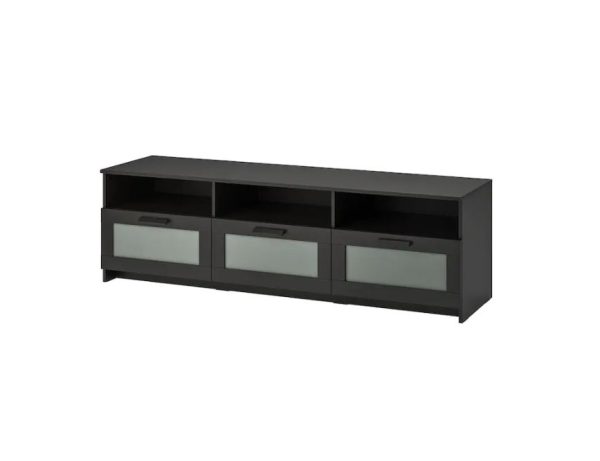 BRIMNES TV-MEUBEL ZWART 180x41x53 CM
