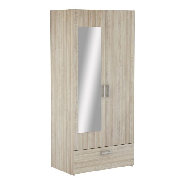 DEMEYERE "READY" WARDROBE 2DRS/1DWR SHANNON OAK