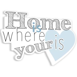 STYLER SIGNS 40X50 PASTEL HOME PVC/16SZT