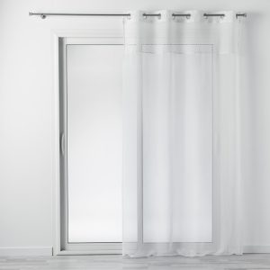 U10 RINGGORDIJN VOILE LOKI 140X240CM WIT