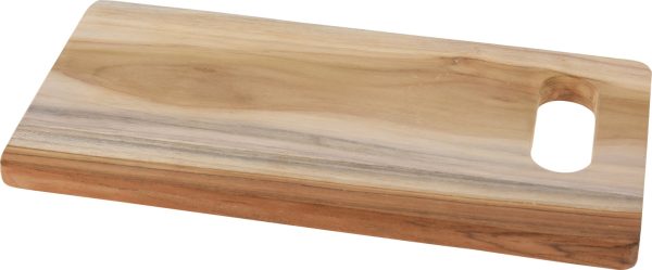 KM SNIJPLANK MET HANDVAT TEAK
