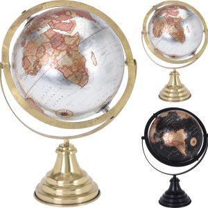 KM GLOBE OP VOET 8INCH 38CM