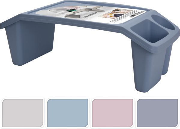 BEDTAFEL 60X30X21CM 4 COLOURS ASS. 030001010