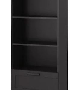 IKEA BRIMNES BOEKENKAST ZWART 60X190CM