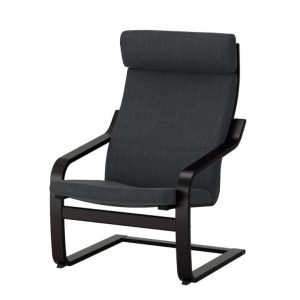 IKEA POANG FAUTEUIL ZWARTBRUIN HILLARED ANTHRACIET