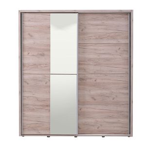 NAVARA WARDROBE 2-DRS GREY-OAK
