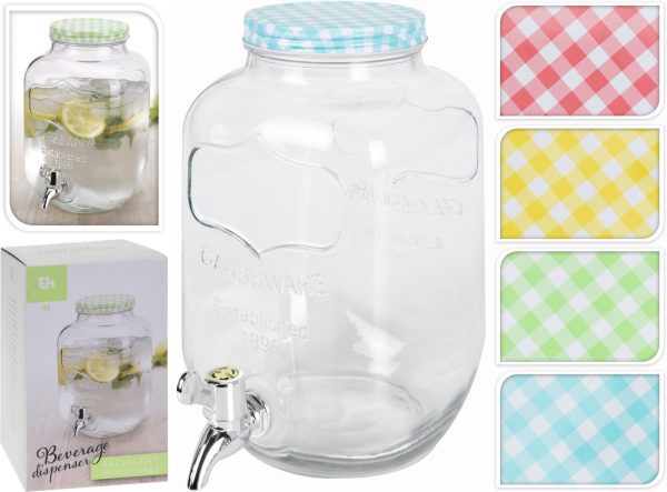 DRANKDISPENSER 4L GLAS