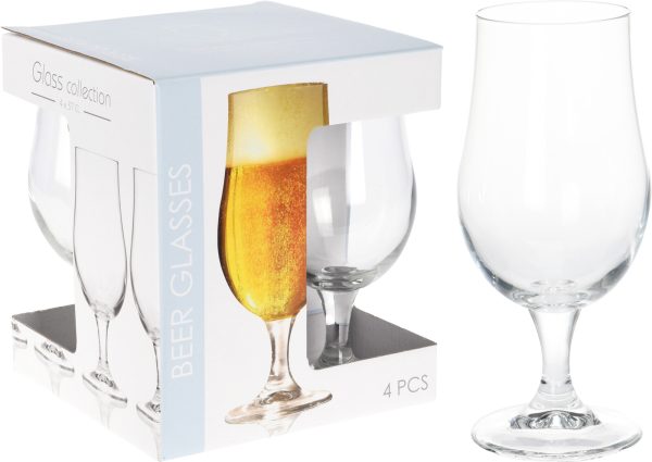 BIERGLAS 370ML S/4