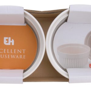OVENSCHAAL Ø11XH4.8CM PORSELEIN SET