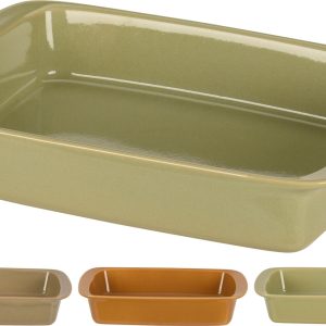 OVENSCHAAL AARDEWERK 28X18CM