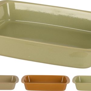 OVENSCHAAL AARDEWERK 34X21CM