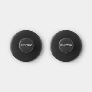 BRABANTIA RENEW HANDDOEK HAKEN S/2 DONKER GRIJS