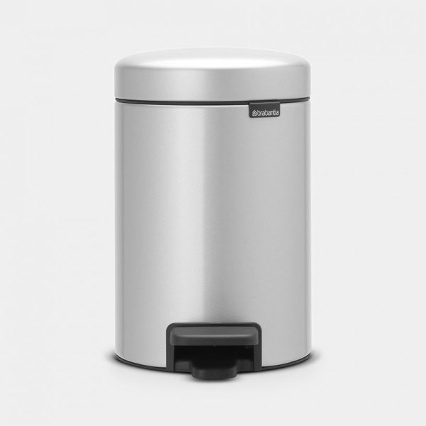 BRABANTIA 3L PEDAALEMMER METALLIC GREY