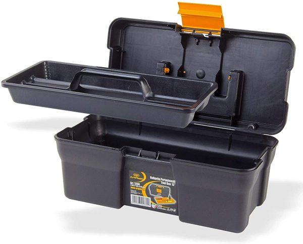 ARTPLAST TOOLBOX 13" ZWART/GEEL