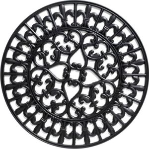 DEURMAT ANTIEK FRENCH LILY ROND Ø60CM