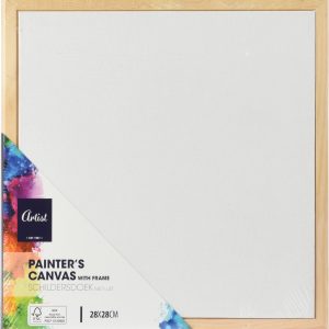 CANVAS MET FRAME 28X28CM