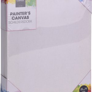 SCHILDERSDOEK 18X24CM SET 2ST MET FRAME