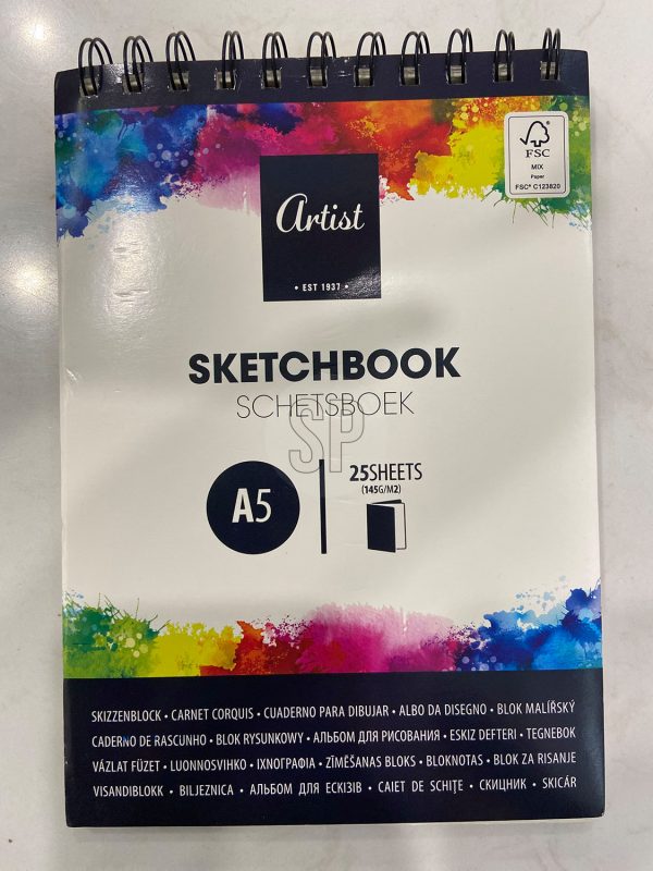 SCHETSBOEK A5 FORMAAT