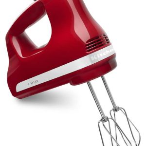 KITCHENAID 5 SPEED HANDMIXER RED