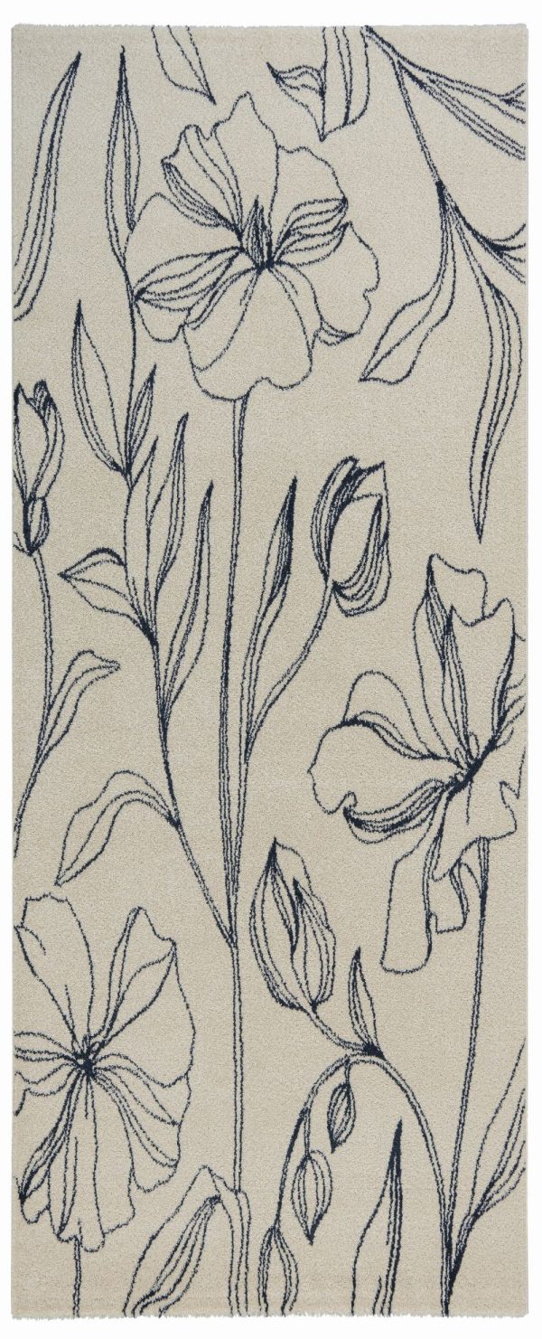 VLOERKLEED PLAY 160X230 PAPER WHITE/OXFORD BLUE