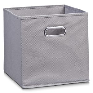ZELLER STORAGE BOX GRIJS 28X28X28CM