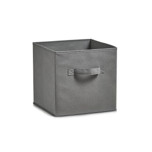 ZELLER STORAGE BOX GRIJS 26X26X26CM