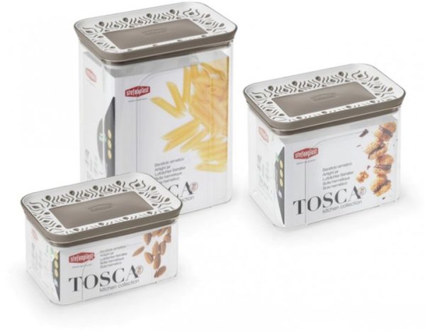 STEFANPLAST VOORRAADBAKJES SET 3