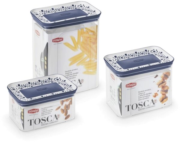 STEFANPLAST VOORRAADBAKJES SET 3