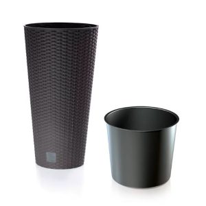 PROSPERPLAST BLOEMPOT 25CM UMBER RATO TUBUS