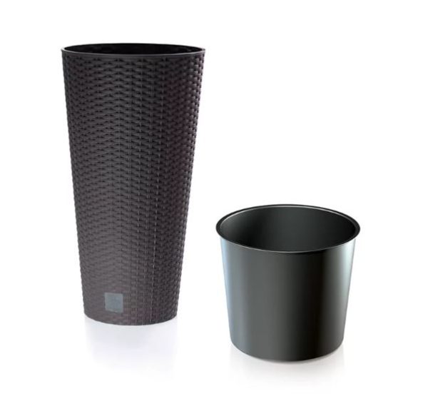 PROSPERPLAST BLOEMPOT 25CM UMBER RATO TUBUS